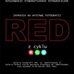 Wystawa fotografii "RED z cyklu RGB"